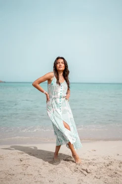 Trägerkleid Adella Aqua