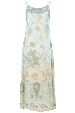 Trägerkleid Chalina Flower Aqua