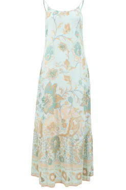 Trägerkleid Chalina Flower Aqua