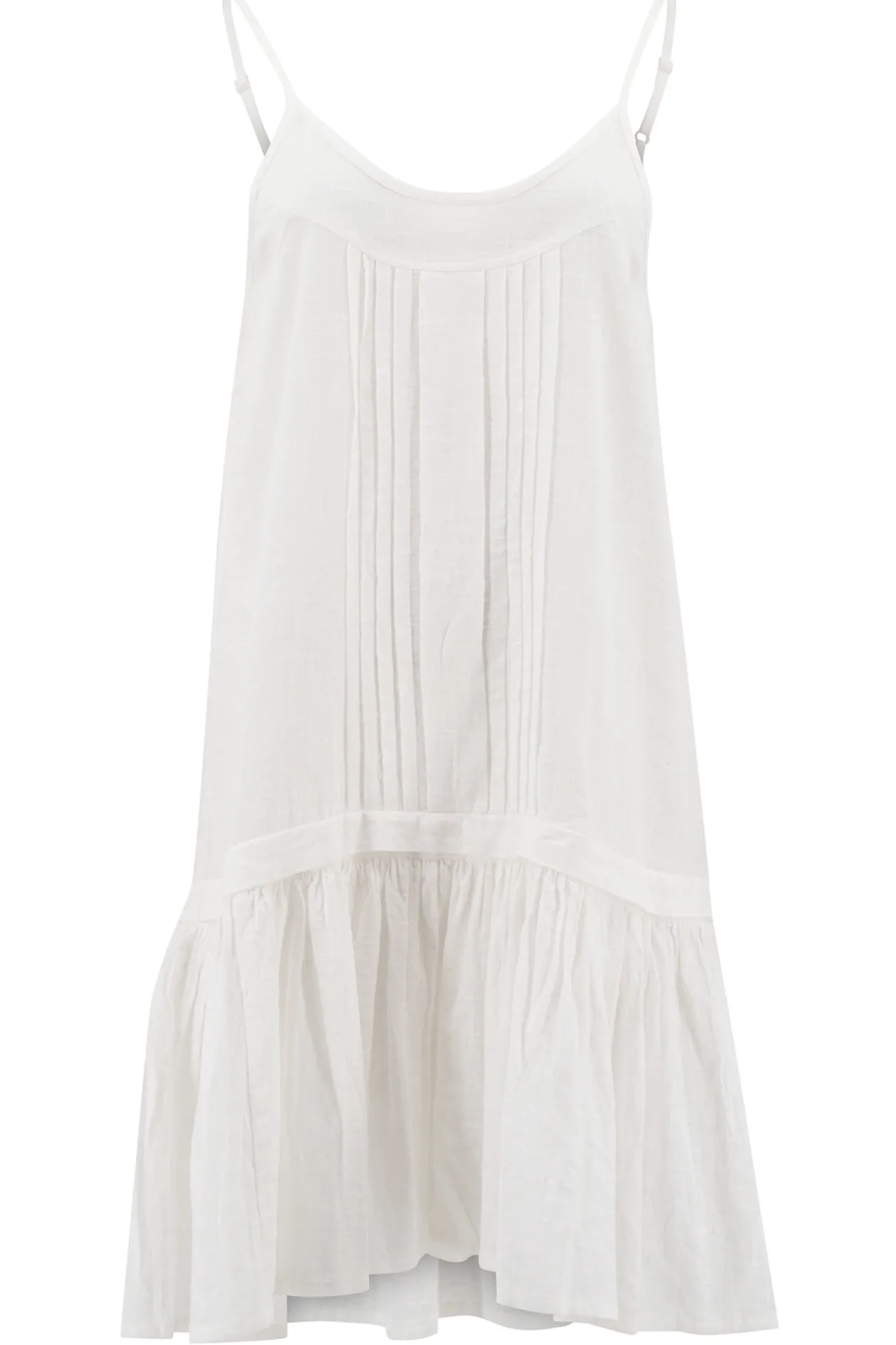 Trägerkleid Evelyn Weiß