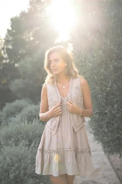 Trägerkleid Marfil Elegancia Light Taupe