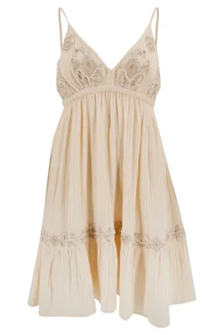 Trägerkleid Marfil Elegancia Ecru