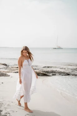 Trägerkleid Mila Weiß