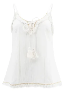 Trägertop Dalia Weiß