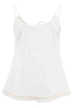 Trägertop Dalia Weiß