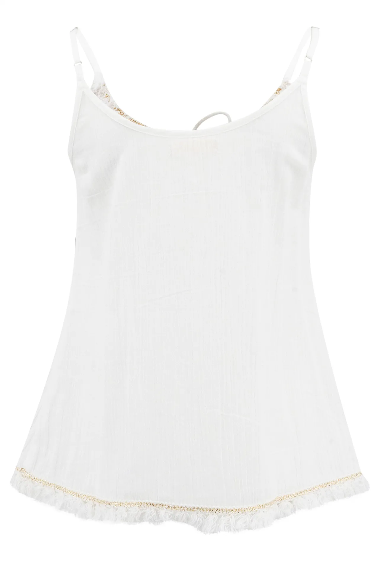 Trägertop Dalia Weiß