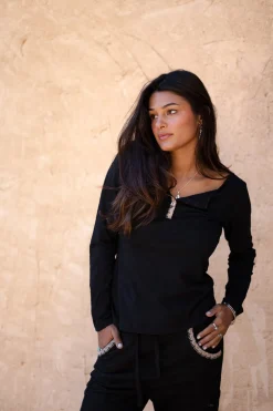 T-shirt Corazon Schwarz