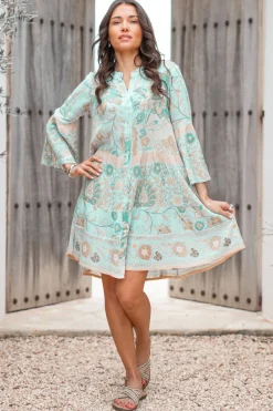 Tunika Alise Blume Aqua