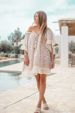 Tunika Ana Leopard Natural