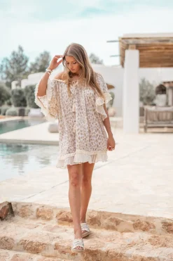 Tunika Ana Leopard Natural