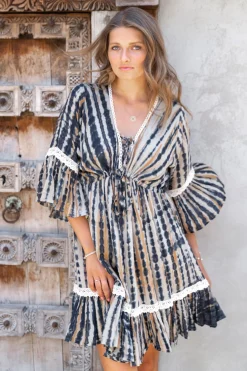 Tunika Isabella gehäkelt Beige