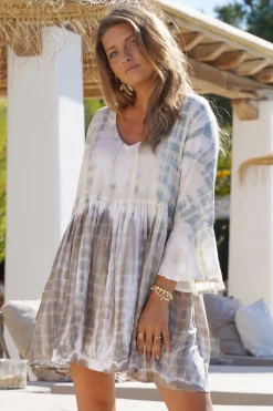 Tunika Sina Tie Dye Khaki