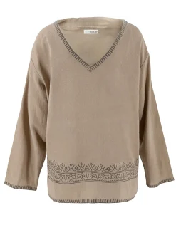 V-Ausschnitt Shirt Raf Sand