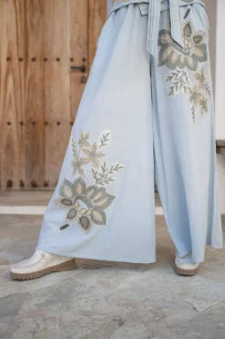 Vena Floral Blassblaue Hose