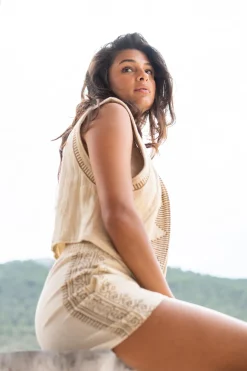 Weste Sierra Skorpion Ecru