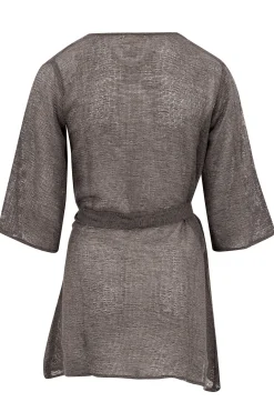 Wickelkleid Deya Dunkel Anthrazit