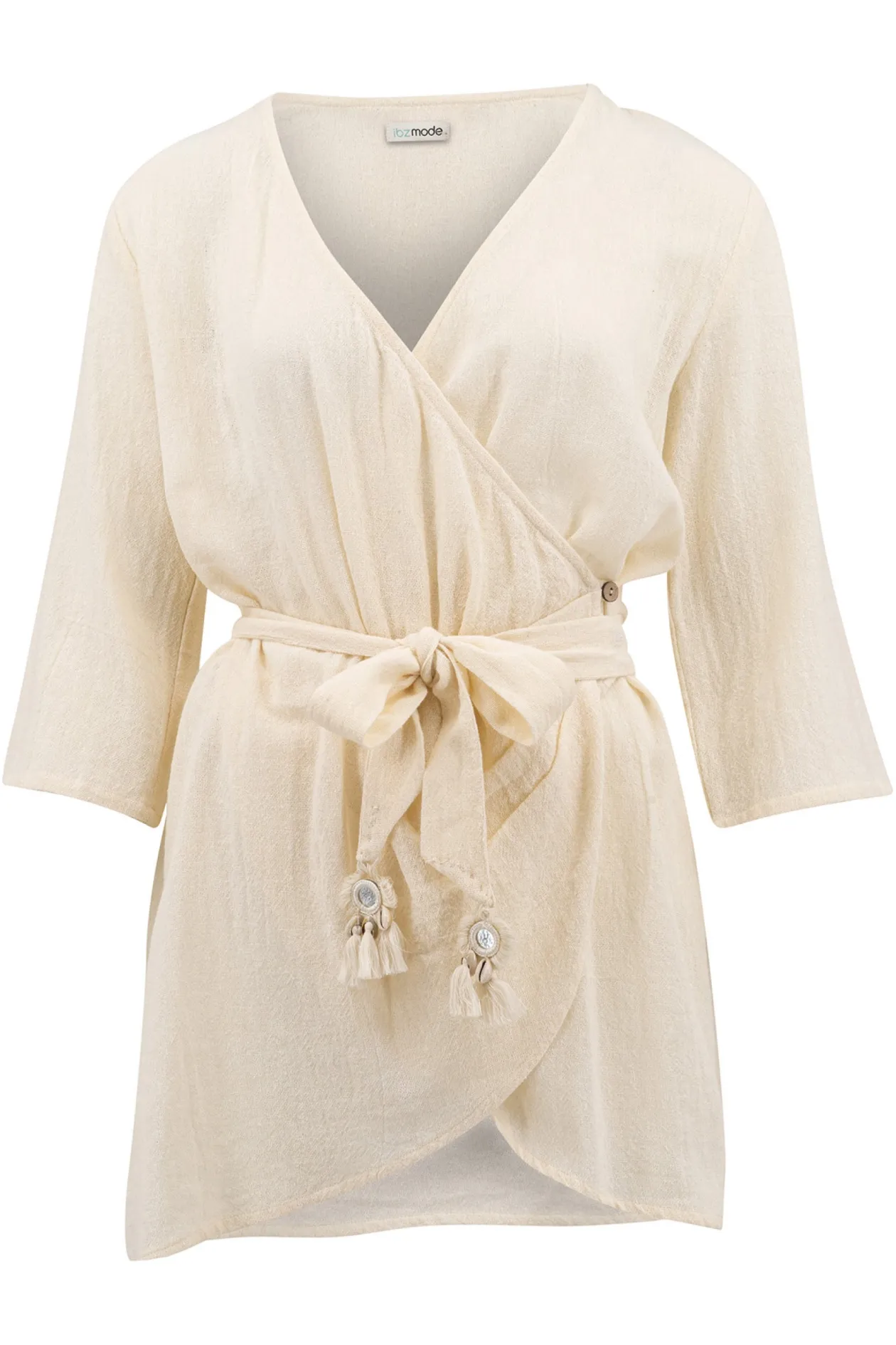 Wickelkleid Deya Elfenbein