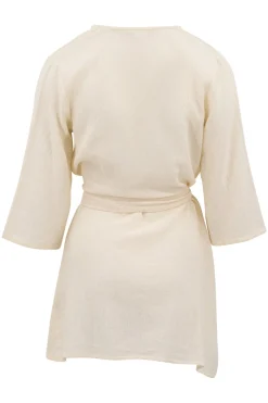 Wickelkleid Deya Elfenbein