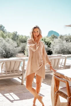 Wickelkleid Deya Scorva Sand