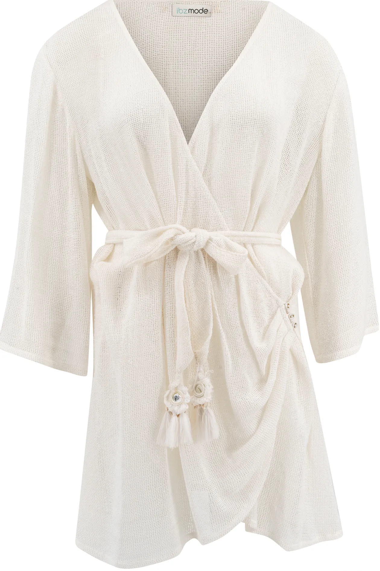 Wickelkleid Deya Weiß