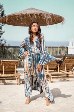 Wickelkleid Romina Beige