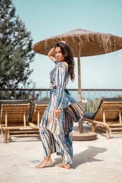 Wickelkleid Romina Beige