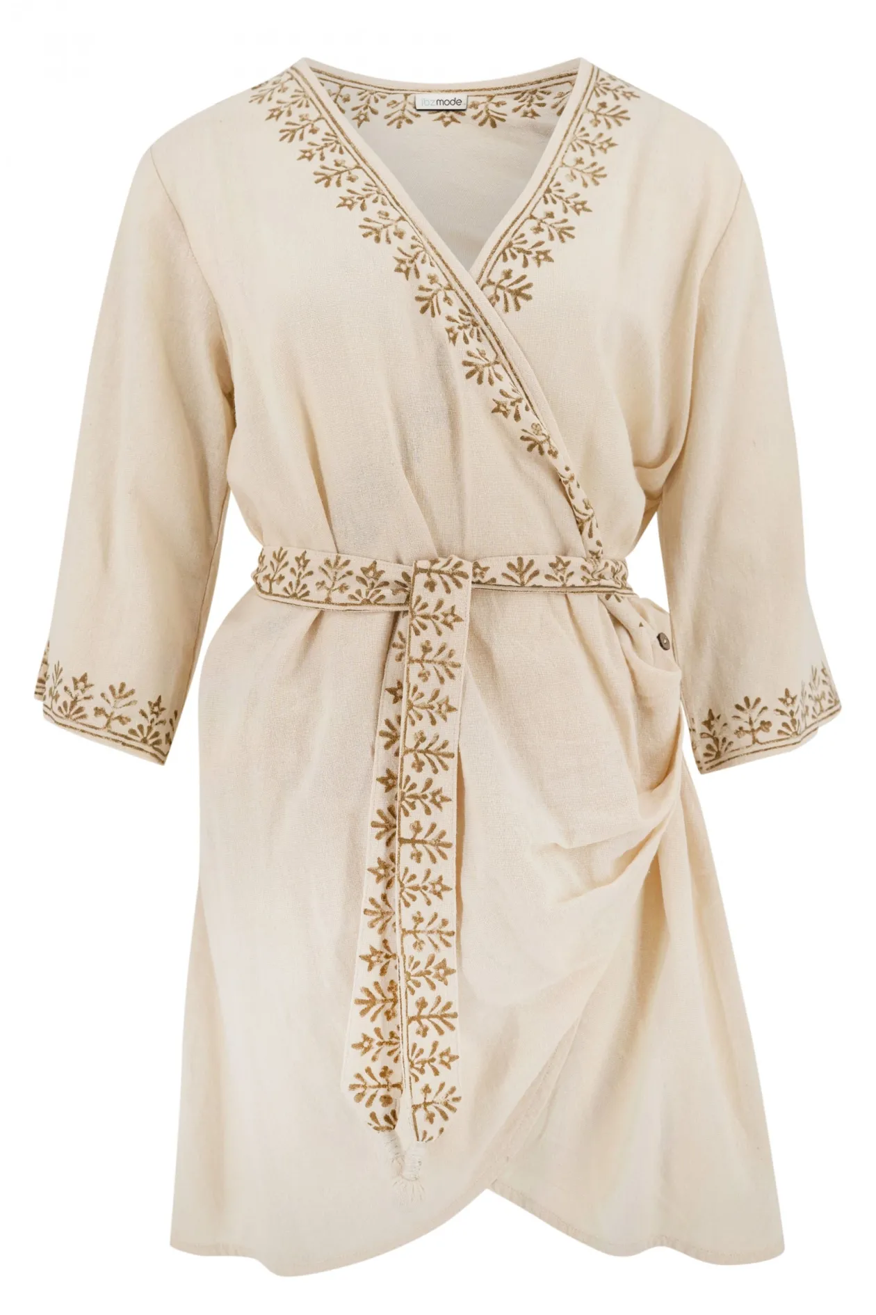 Wickelkleid Soof Scorva Ecru