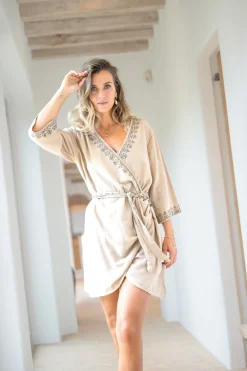 Wickelkleid Soof Scorva Sand