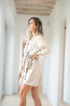 Wickelkleid Soof Scorva Sand