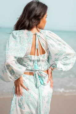 Wickeloberteil Adella Aqua