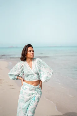 Wickeloberteil Adella Aqua