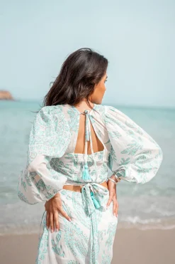 Wickeloberteil Adella Aqua