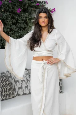 Wickeloberteil Garcia Elfenbein