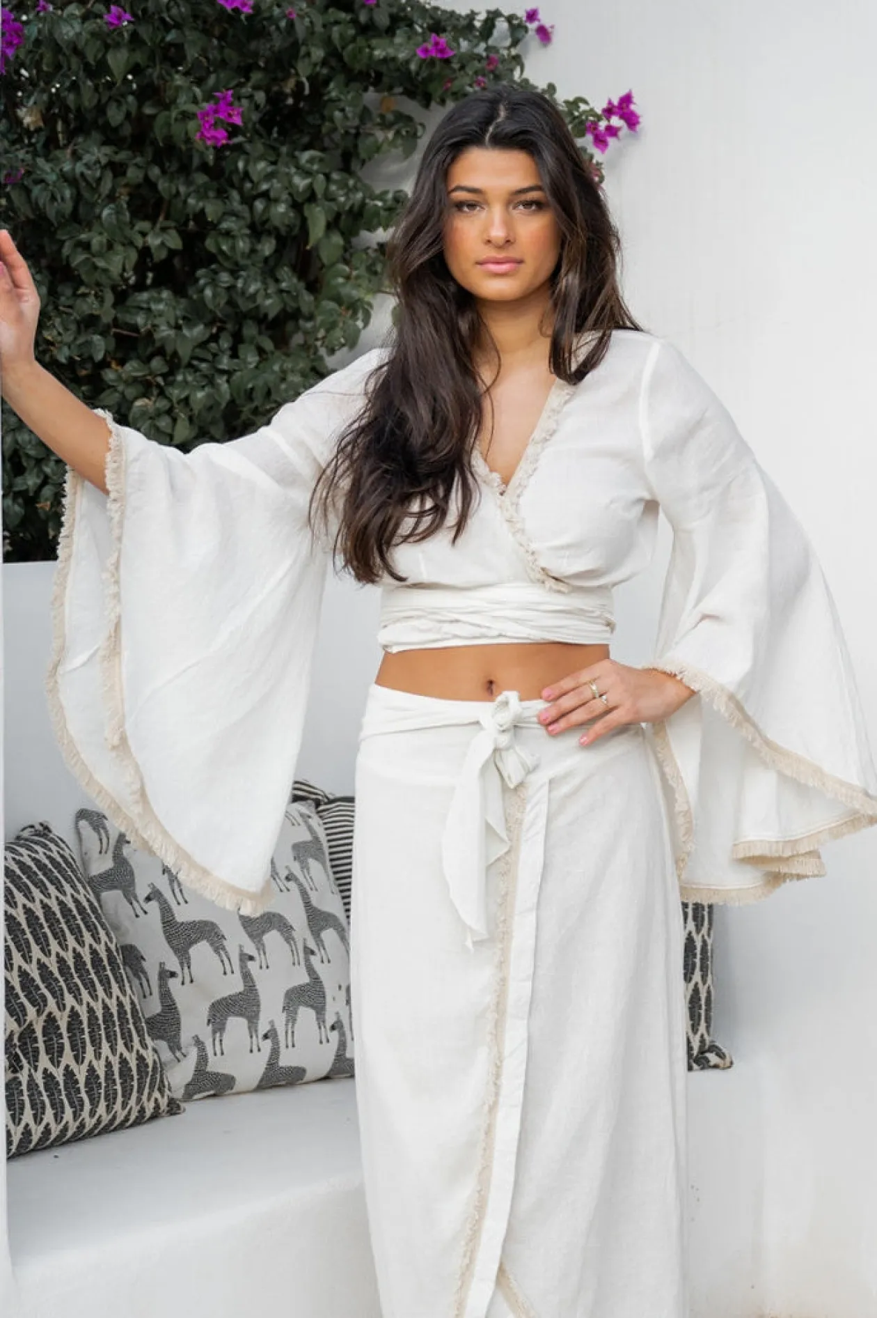 Wickeloberteil Garcia Elfenbein