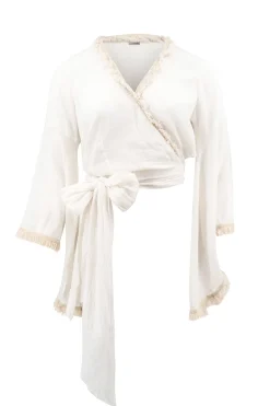 Wickeloberteil Garcia Elfenbein