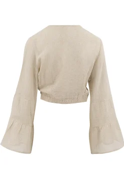 Wickel-Top Adri Deya Elfenbein