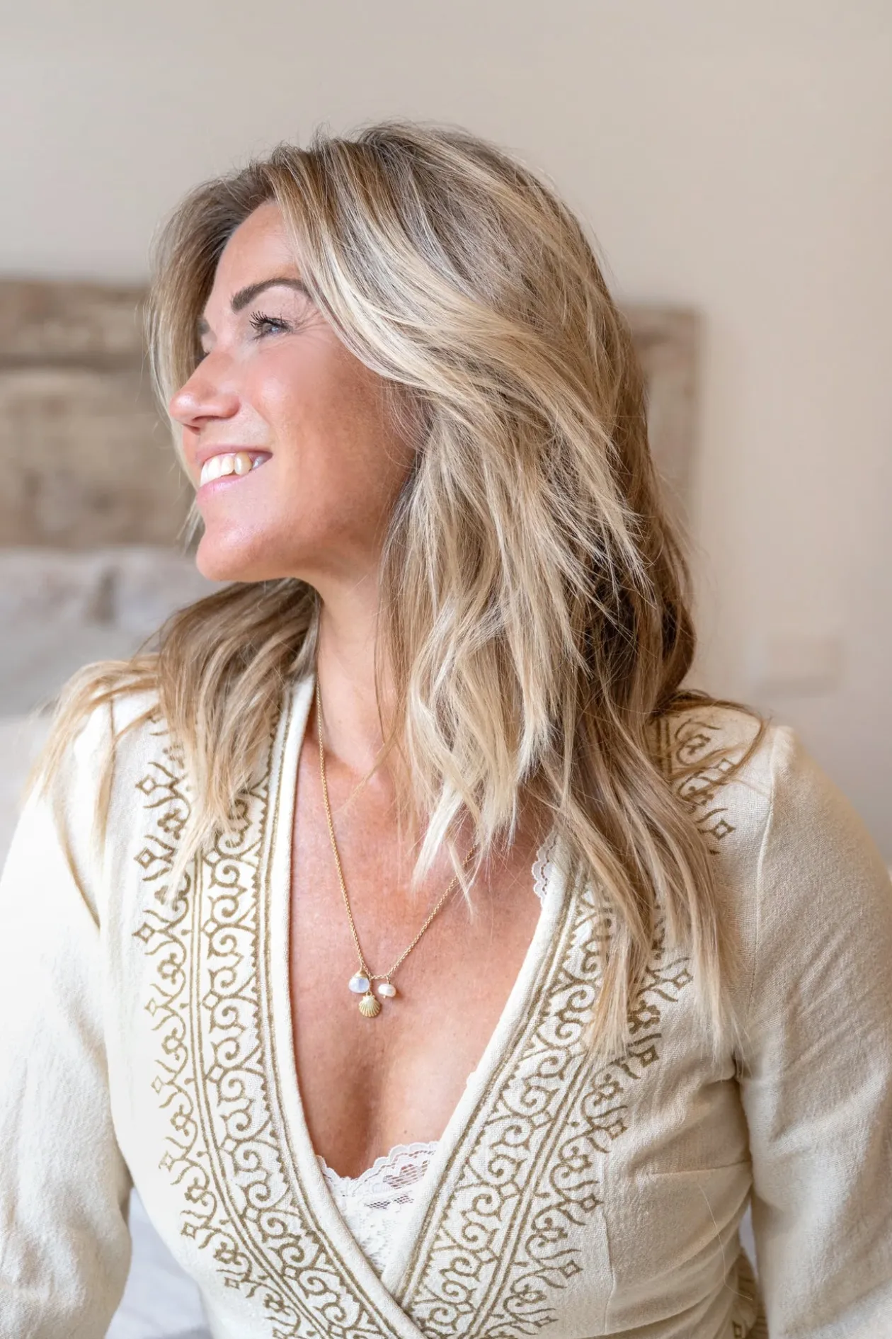 Wickeltop Adri Scorva Ecru