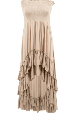 Zigeunerkleid Taupe