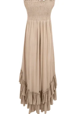 Zigeunerkleid Taupe