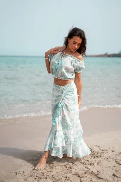 Zigeuneroberteil Adella Aqua