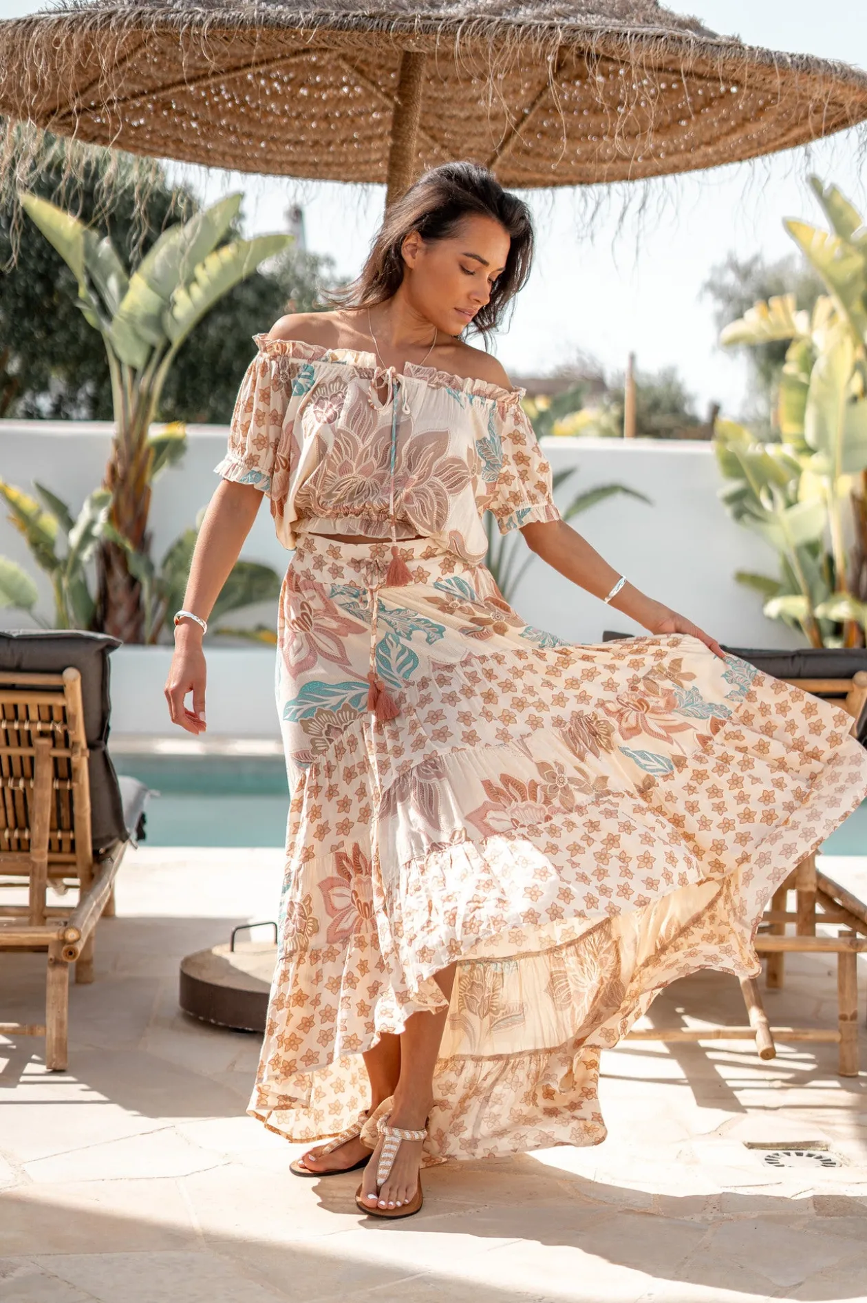 Zigeunerrock Charlota Floral