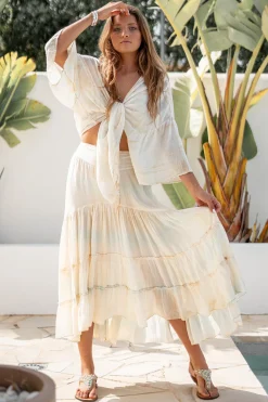 Zigeunerrock Lucia Tie Dye Mint