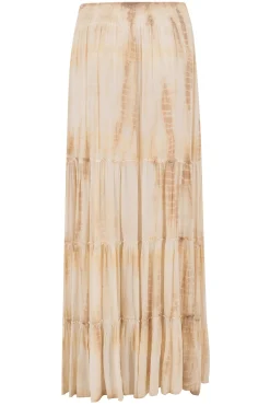 Zigeunerrock Lucia Tie Dye Taupe