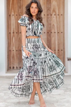 Zigeunerrock Spiegel Schwarz