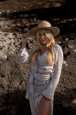 Zoey gestrickter Wickelrock