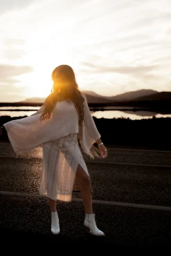 Zoey gestrickter Wickelrock