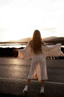 Zoey gestrickter Wickelrock